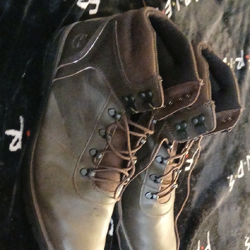 Timberland Men's Dark Brown Leather Boots